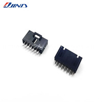 Conector de Placa USB JINDA 2.54 con Resorte, Terminales de Crimpado de Bloqueo TJC8S, Latón Chapado en Oro, Corriente Nominal 3A, Recto, Personalizado