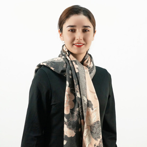 Colección de Invierno de Lujo 2025, Ropa para Mujer, Accesorios, Bufanda Textil para el Cuello, Chal de Imitación de Cachemira, Bufandas Tejidas - Product Image 4