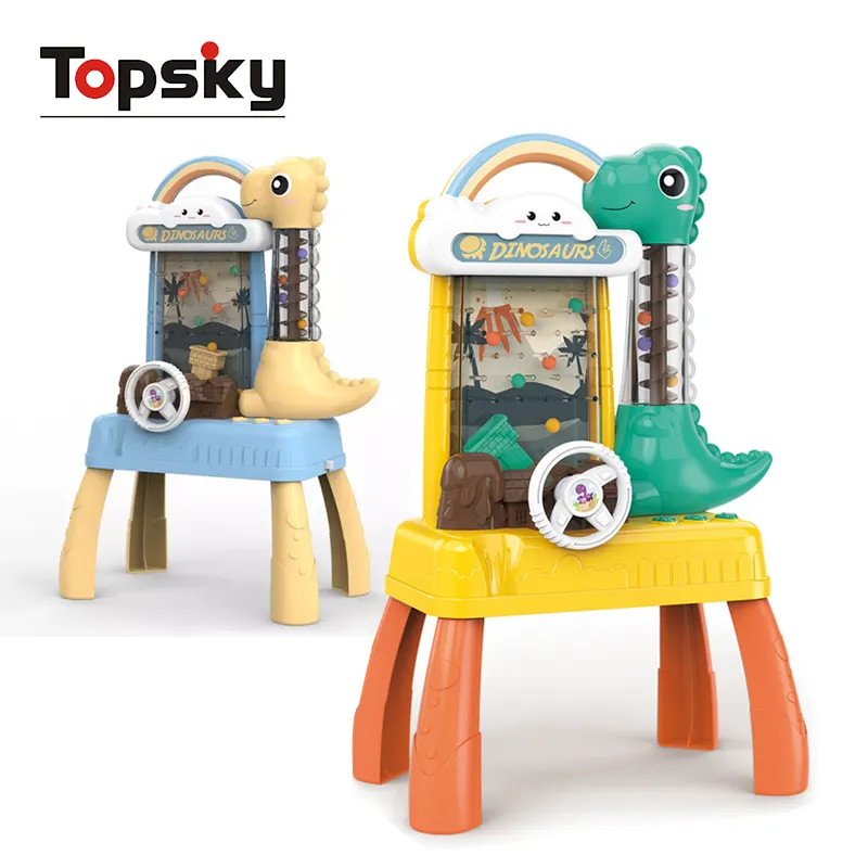 Забавный динозавр, пинбол с электрическим подъемником, лабиринт с шариками, игрушка-капелька, набор игровых машинок для ловли, обучающие игрушки для детей