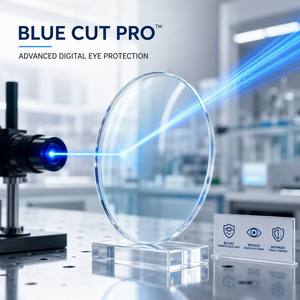 Lentilles optiques PC PRO CYL 1.59, anti-lumière bleue, double revêtement bleu et vert SHMC, en <span class=keywords><strong>polycarbonate</strong></span> <span class=keywords><strong>incassable</strong></span> - Product Image 4