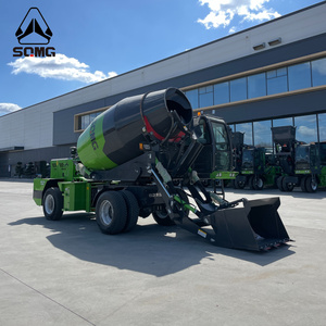 Selbstladender Zementmischer 4,2L 14-17,5 cbm/h Kapazität Tragbarer Mini-Betonmischer mit Pumpmaschine - Product Image 1