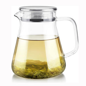 Bouilloire à thé résistante et théière théière théière en verre faite à la main Original Carton Transparent café thé ensembles théière outils - Product Image 5