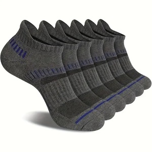 Men's Ankle <b>Socks</b> Cotton Blend Breathable Sweat Absorbent <b>Running</b> Sports <b>Socks</b> Low Cut Color Blocking Daily Wear - Product Image 4