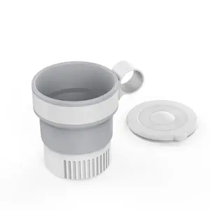 Bulk sale many colors hot water whirlpool mug customized self stirring coffee mug wholesale price with handle