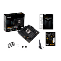 ASUS TUF GAMING B650M-PLUS WIFI AM5 Ryzen 7000 MATX Motherboard Gaming (14 Tahap Daya, PCIe 5.0 M.2)