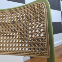 Chaise de salle à manger moderne empilable en plastique moulé, siège respirant, durable, légère, écologique, imperméable, pour la maison, le bureau, l'hôtel
