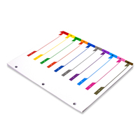 Séparateurs de classement en papier à feuilles mobiles, 10/12/31 onglets, index 3 trous, extra durables pour classeur à 3 anneaux