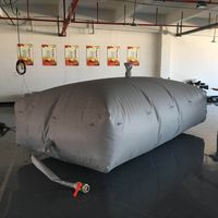 Réservoir d'eau pliable professionnel de 5000 litres, en PVC gonflable, flexible, pour le stockage d'eau potable