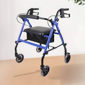รถช่วยเดินแบบมีที่นั่ง 4 ล้อ สำหรับผู้สูงอายุ - Product Image 1