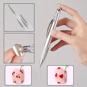 Stylo à points pour nail art, outils de nail art en forme de stylo à bille, kit de manucure pour le dessin de points, pour la maison et le salon - Product Image 2