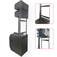 Support droit professionnel HA2 Active Line Array pour haut-parleurs de basses et caissons de subwoofer