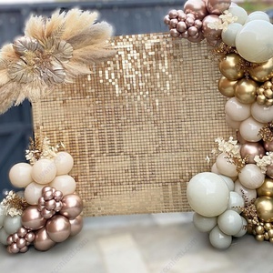 Décoration <span class=keywords><strong>de</strong></span> scène <span class=keywords><strong>de</strong></span> mariage rose bébé, nouvelles couleurs, panneau <span class=keywords><strong>de</strong></span> paillettes entrelacées, utilisation pour les événements <span class=keywords><strong>de</strong></span> fête, <span class=keywords><strong>mur</strong></span> scintillant à paillettes - Product Image 2