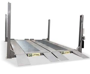 CE certificata intelligente doppio ampio 4 Post Car Lift 4.0 T in acciaio per parcheggio auto - Product Image 1