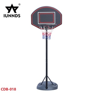 IUNNDS Portable Built-in Wheels Adult Outdoor Adjustable Basketball <strong>Net</strong> goal <strong>Netball</strong> Hoop Stand - Product Image 2