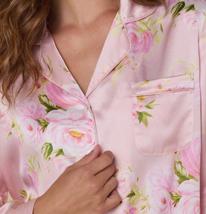 Nouvelle collection : <span class=keywords><strong>Ensemble</strong></span> pyjama élégant pour femme, imprimé printemps, grande taille, manches longues et <span class=keywords><strong>pantalon</strong></span>, idéal pour la détente - Product Image 2