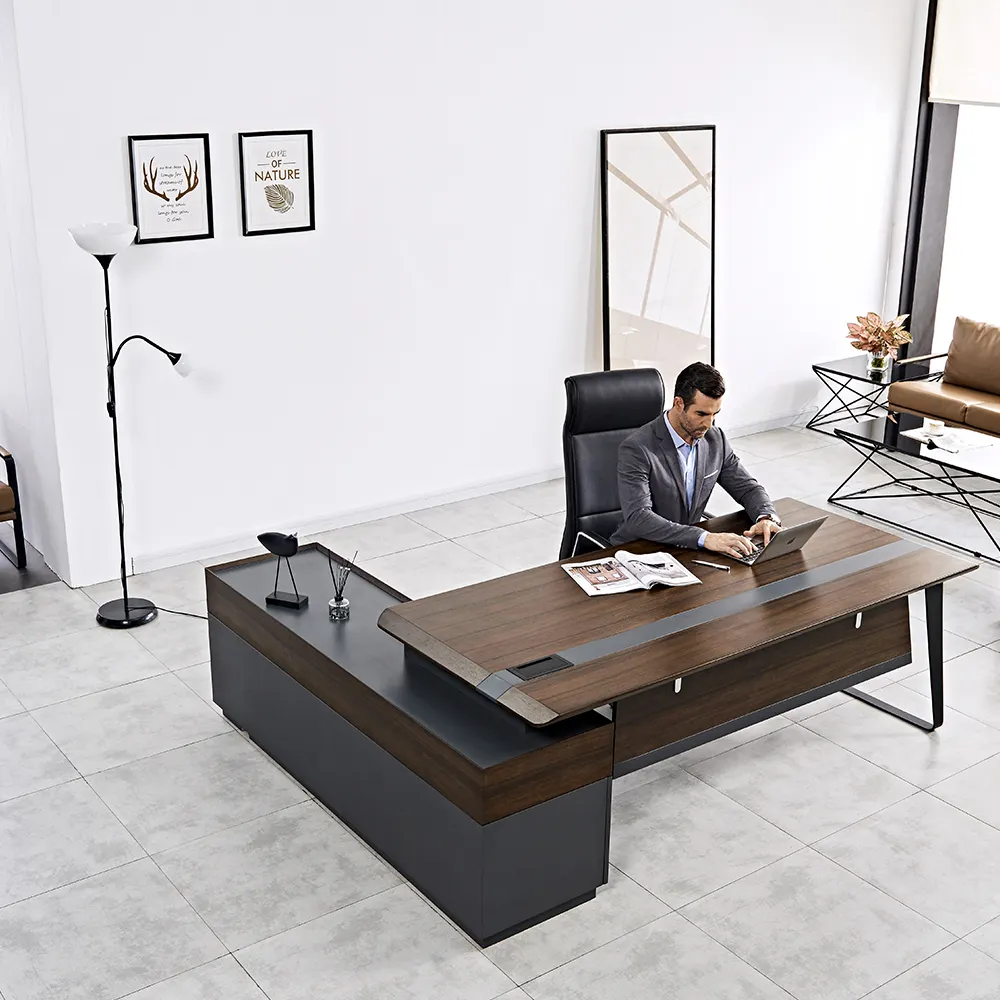 china desktop computer table specifications luxury executive office furniture