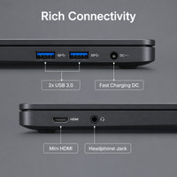 Ordinateur portable professionnel neuf de 15,6 pouces Full HD IPS avec processeur Intel N95 3,4 GHz, Windows 11 Home et stockage SSD
