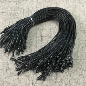 Cotton or Elastic Hang Tag <b>Strings</b> Paper Tag for Clothes <b>Strings</b> and <b>Bags</b> Stock No Logo Thread Seal Plastic Cords Braided Waxed - Product Image 4