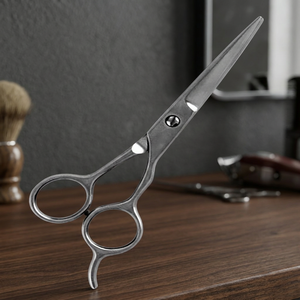 Equipo de Salón, Suministros de Peluquería, Herramientas para Extensiones de Cabello, Tijeras de Peluquero Profesionales de Acero al Carbono con Mango de Acero Inoxidable - Product Image 3