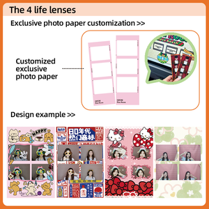 ตู้ถ่ายรูปอัตโนมัติแบบพกพา ดีไซน์เกาหลี บริการพิมพ์ภาพทันที เครื่องพิมพ์ภาพ <span class=keywords><strong>Purikura</strong></span> - Product Image 5