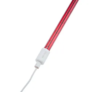 SC04 Рубиновая трубка Коротковолновая инфракрасная нагревательная лампа 220 В 1000 Вт