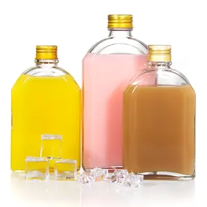 Mini Travel Essential Juice Bottles for Potion Wellness Ginger Shots Whiskey Liquids