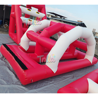 Parc aquatique gonflable pour sports nautiques, pour piscines, centres de villégiature, jeux aquatiques sur la plage, équipement de parc aquatique gonflable