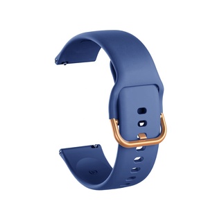 Correa de silicona de 20mm para Samsung Galaxy Watch 4 Classic 46mm 42mm Watch4 40/<span class=keywords><strong>44mm</strong></span> Active <span class=keywords><strong>2</strong></span> S2 correa de pulsera para Huami <span class=keywords><strong>Amazfit</strong></span> Bip - Product Image 4