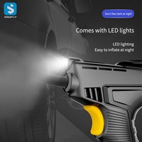 Wired Digital Display Handheld 12V Tyre Inflator Outdoor Electric Automatic Portable Car Air Pump Tire Inflator