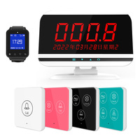 Relojes de pulsera inteligentes Sistema de llamadas inalámbricas para pacientes usables Buscapersonas con botón de pantalla