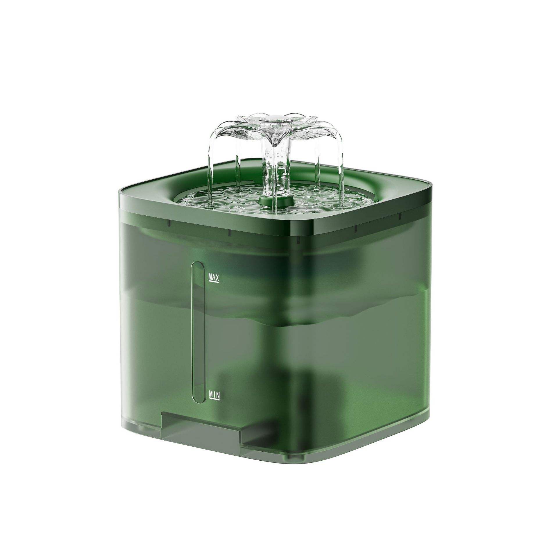 โปร่งใส กึ่งโปร่งใส สีเขียวฝ้า