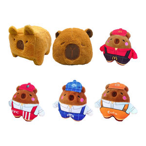 Capibara Duradero de 8 Pulgadas, Súper Suave, Bordado, para Aliviar el Estrés, Relleno de Algodón PP, Peluche Personalizado, Animal de Peluche - Product Image 4