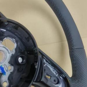 Volante Deportivo de Cuero Negro para <span class=keywords><strong>Audi</strong></span> A3 A4 A5 <span class=keywords><strong>A6</strong></span> B8 B9 C6 C7 C8 Q3 Q5 TT TTRS RS3 RS4 S3 S4 S5 8V, Accesorios para Automóviles - Product Image 4