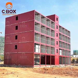 Cbox Quick Assembly Prefab Modular Office Mobile Living Building Temporary Worker Housing Mining Camp Flat Pack <b>Container</b> House - Product Image 3