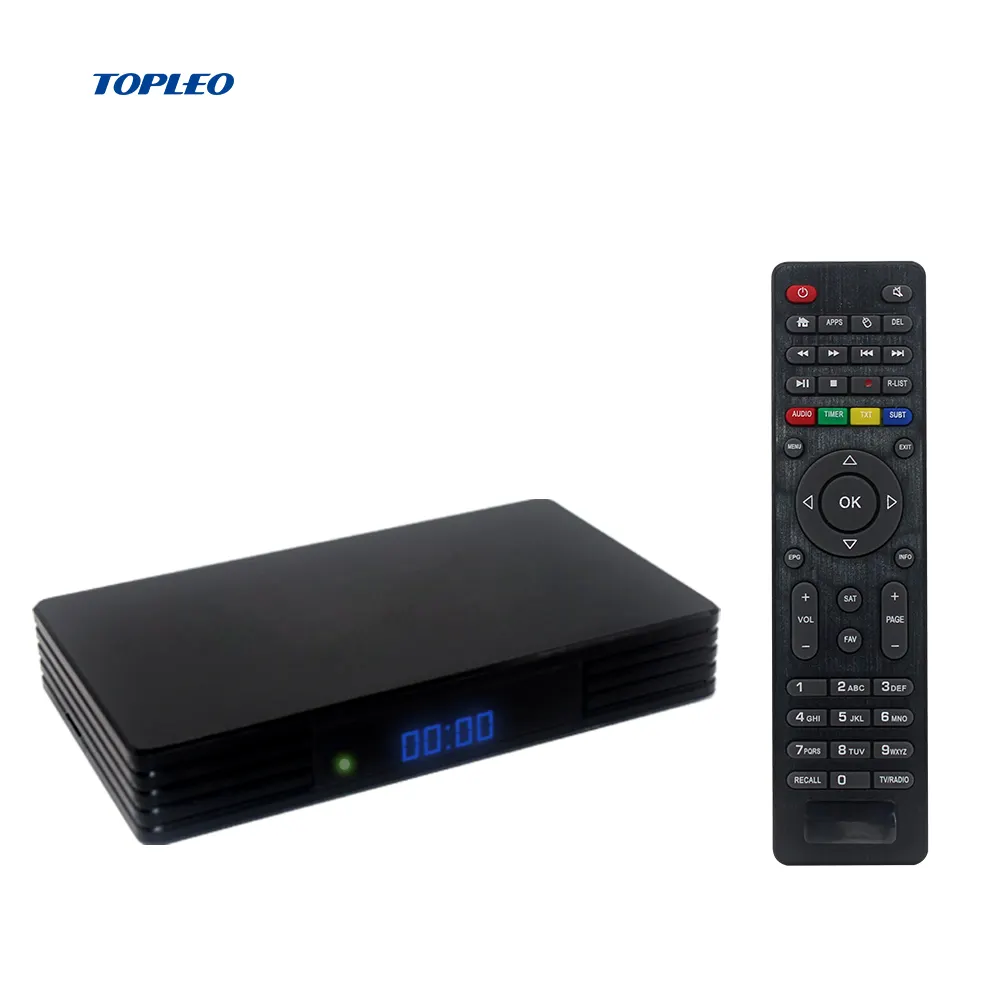 Topleo กล่องรับสัญญาณทีวี Dvb S2,กล่องรับสัญญาณทีวี Atsc Amlogic Ott Dvb T2