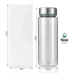 Bouteille de boisson Ecozen 17oz avec logo personnalisé pour les marques de protéines en poudre, idéale pour les boissons de nutrition sportive en marque blanche - Product Image 5