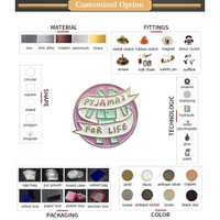 Insignia Metálica Personalizada con Impresión UV por Sublimación, Pin de Solapa Dorado con Logotipo para Promociones Empresariales y Souvenirs