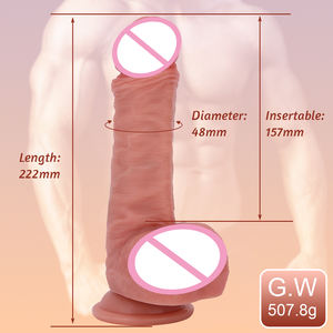 Juguete sexual vibrador de alta calidad, consolador de silicona con Control remoto inalámbrico Real Touch para mujer - Product Image 3
