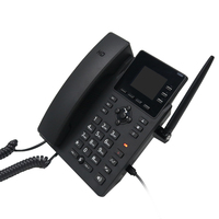 Téléphone VoIP de bureau sans fil SIP IP 4G WiFi avec prise en charge de la carte SIM et des SMS