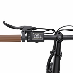 Vélo électrique pliable mini à pneus larges, 7 vitesses, moteur sans balais, suspension de fourche avant, conduite plus confortable sur les chemins accidentés - Product Image 4