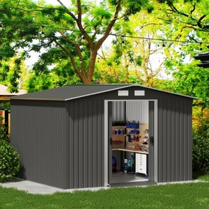 Abri <span class=keywords><strong>de</strong></span> <span class=keywords><strong>jardin</strong></span> en métal personnalisé Abri <span class=keywords><strong>de</strong></span> stockage extérieur Maison en acier Abri <span class=keywords><strong>de</strong></span> stockage pour outils - Product Image 4