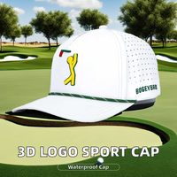 Gorra de Béisbol Deportiva de 5 Paneles de Sarga de Alta Calidad con Visera Curva, Personalizable, Transpirable, Impermeable, Estilo Trucker, con Letras en Relieve para Deportes al Aire Libre