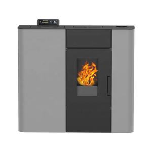 15-18 kw B09 Design moderne Hydro Poêle Chauffage à <span class=keywords><strong>granulés</strong></span> <span class=keywords><strong>de</strong></span> <span class=keywords><strong>bois</strong></span> avec chauffage <span class=keywords><strong>de</strong></span> l'eau et télécommande du ventilateur dans le salon Appartement - Product Image 4