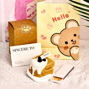 Vela Aromática Artesanal con Aroma a Pastel Tostado, Vela Decorativa con Aroma a Frambuesa, Regalo para Mujeres, Decoración Adorable para el Hogar con Estilo de Panadería - Product Image 6