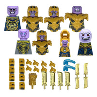 Blocs de construction Super Héros Thanos du film, mini-jouets, ensembles de blocs de construction, jouets pour enfants, blocs de construction de super-héros