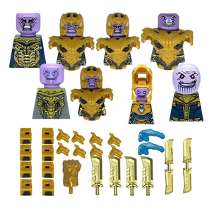 Blocs de construction Super Héros <span class=keywords><strong>Thanos</strong></span> du film, mini-jouets, ensembles de blocs de construction, jouets pour enfants, blocs de construction de super-héros - Product Image 1