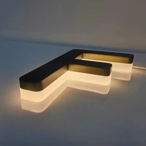 Il segno di affari del negozio all'aperto ha illuminato le lettere acriliche Logo retroilluminato per la pubblicità del negozio segno elettronico - Product Image 1