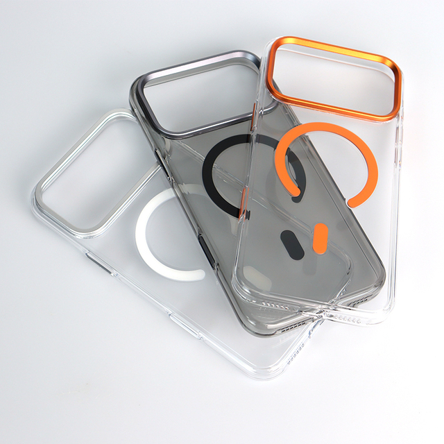 Acrylic Phone Case Clear Magnetic Wireless Charging Shockproof Cover for iPhone 17 OEM ODM Manufacturer China