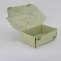 Boîte pliante personnalisée imprimée pour l'expédition de produits cosmétiques, de soins de la peau et de beauté, emballage en papier pour la vente au détail, le e-commerce et les cadeaux
