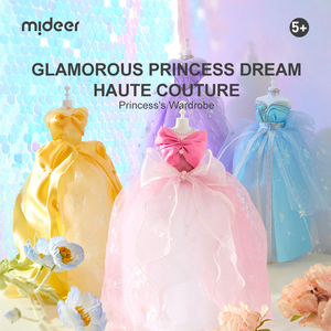 Mideer MD6364 ชุดออกแบบเสื้อผ้า-ห้องลองเสื้อของเจ้าหญิง-ชุดเดรสสีชมพู ดีไซน์น่ารัก ของเล่นในฝัน - Product Image 2